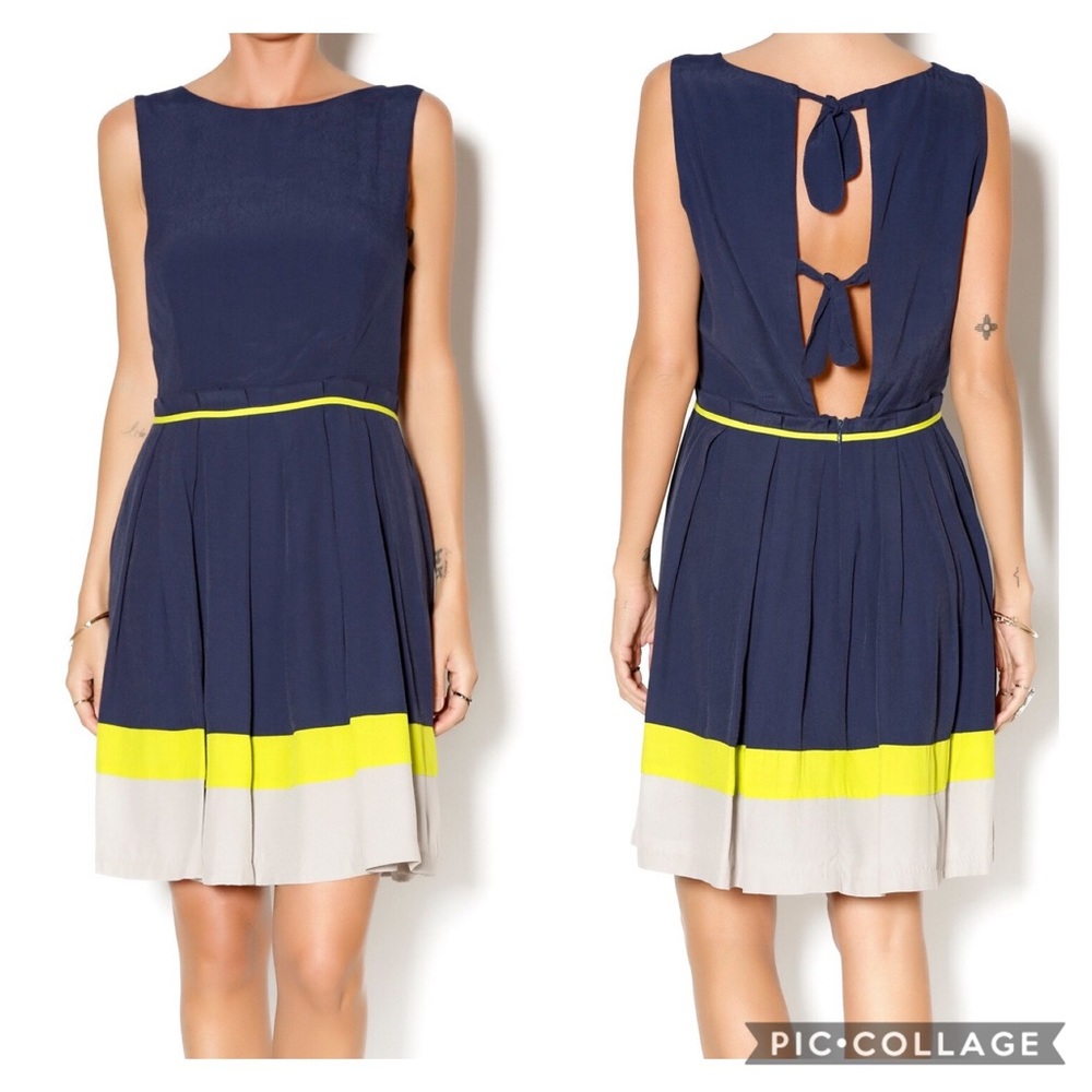Esley Navy Dress